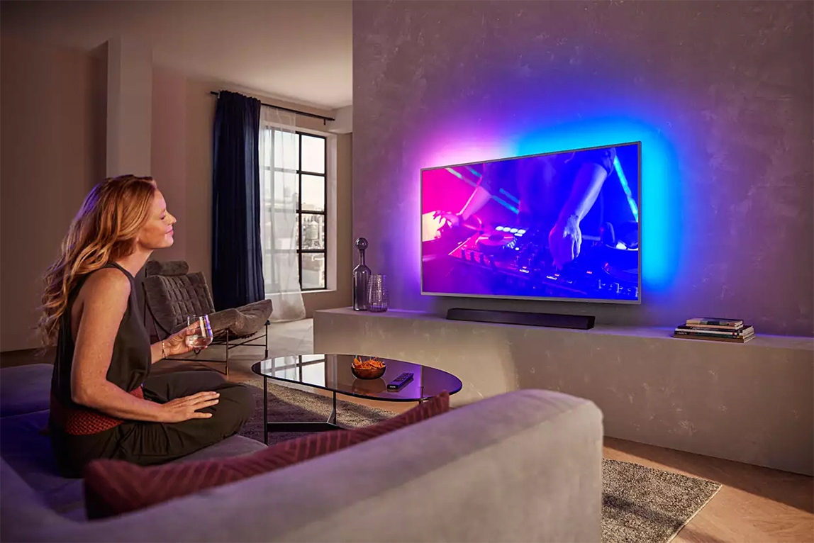 SOUNDBAR PHILIPS TAB8405/10 200W BT WiFi HDMI eARC Konstrukcja prosty