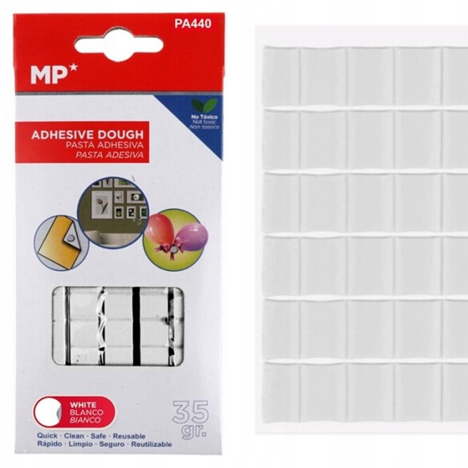 

Masa Mocująca plastelina samoprzylepna Biała