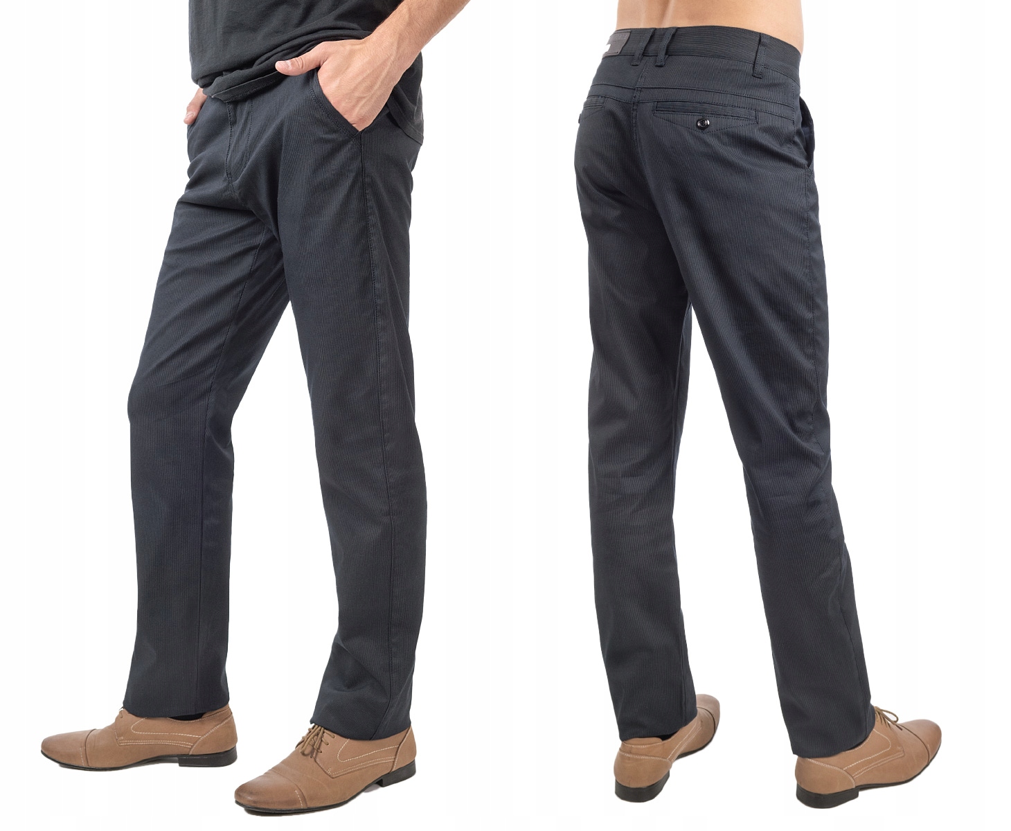 

Eleganckie Spodnie Męskie Wizytowe Chino 7904 72cm