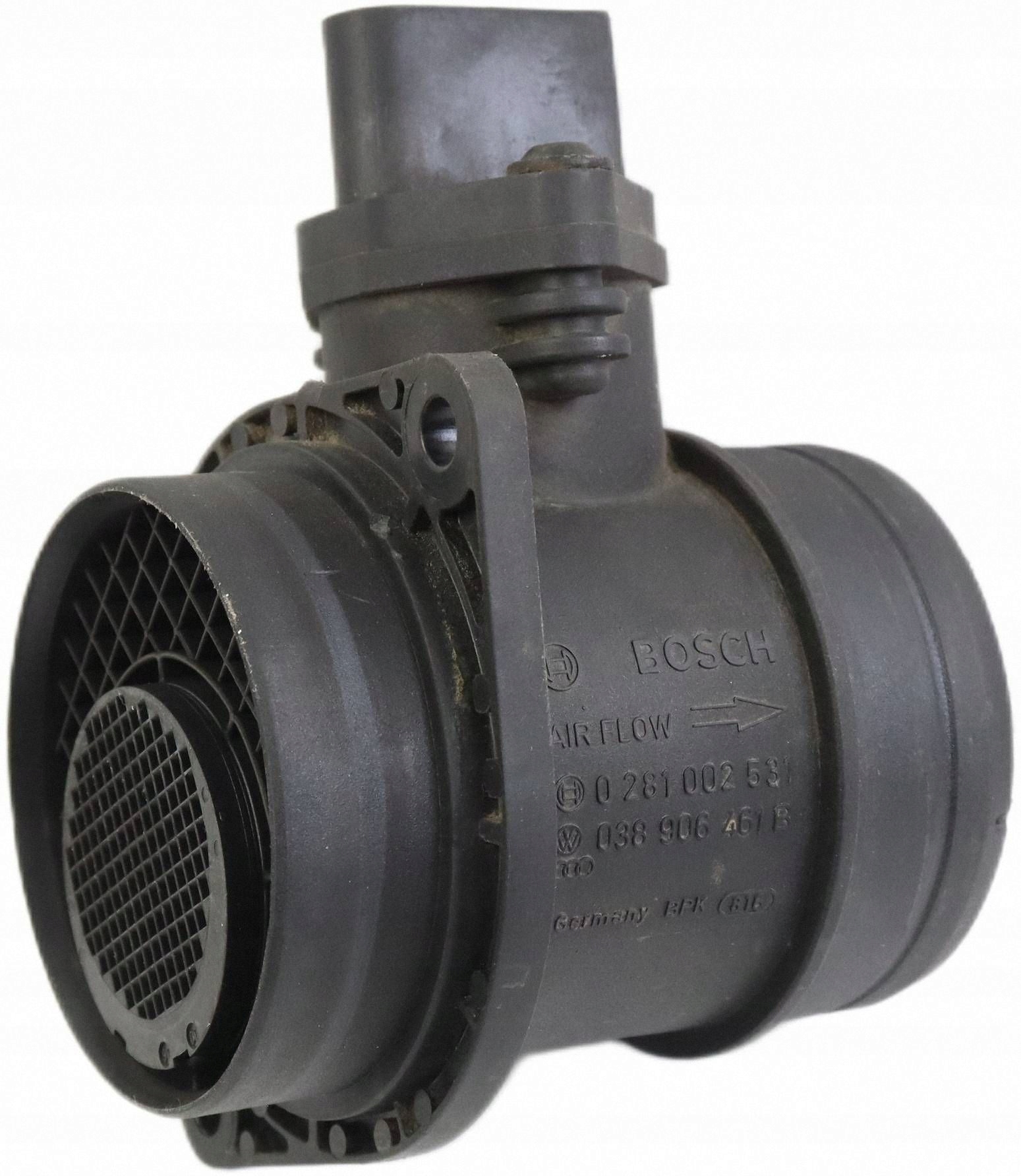 VW T5 GOLF V AUDI A3 8P flow meter 1.9 TDI 038906461B 0281002531