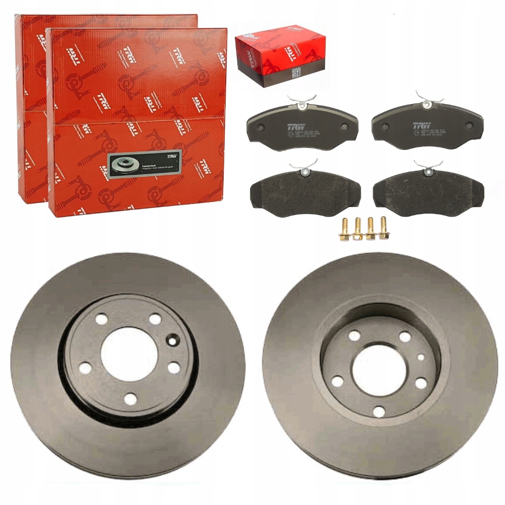 DF4275S - TRW ДИСКИ + КОЛОДКИ ПЕРЕДНІ RENAULT TRAFIC II 2001-