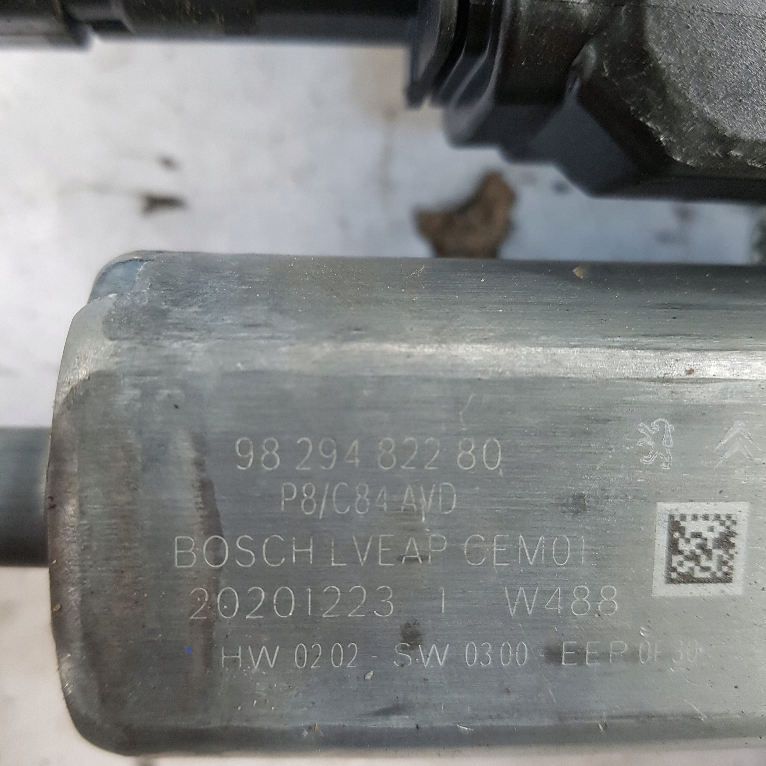 ELE mechanism windows right front PEUGEOT 3008 II 9829482280