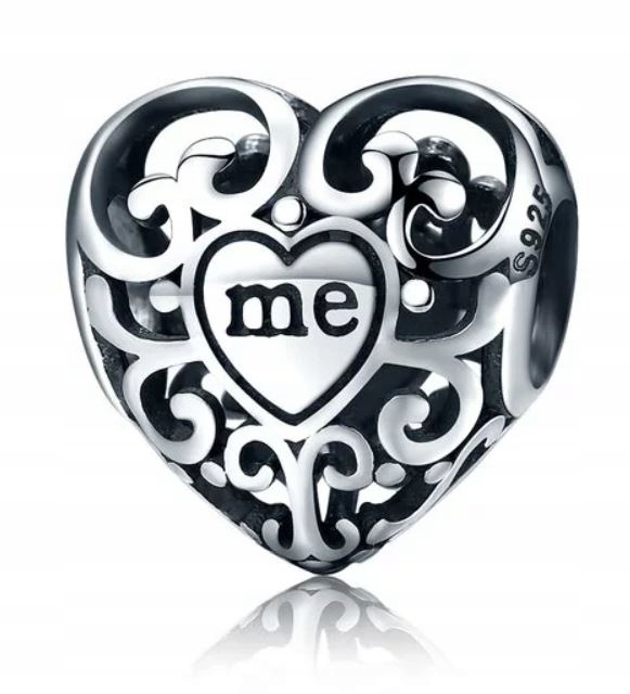 

Charms zawieszka Serce Serduszko Srebro S925
