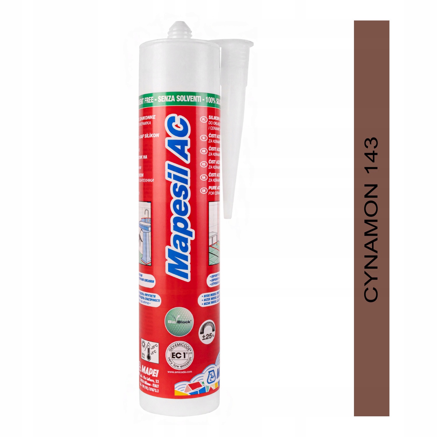 

Silikon Mapei Mapesil Ac 310ml 143 cynamon