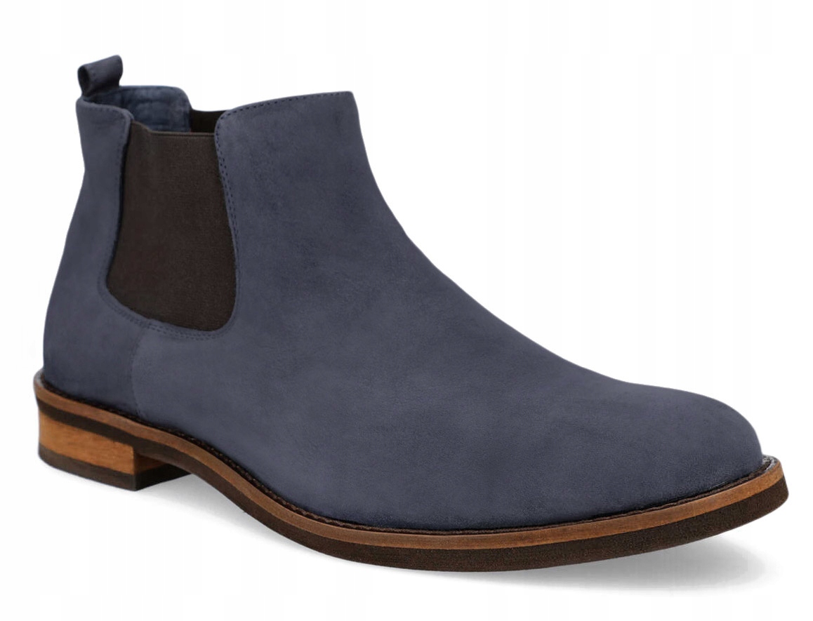 Buty Męskie Granatowe Lancerto Harlow 44