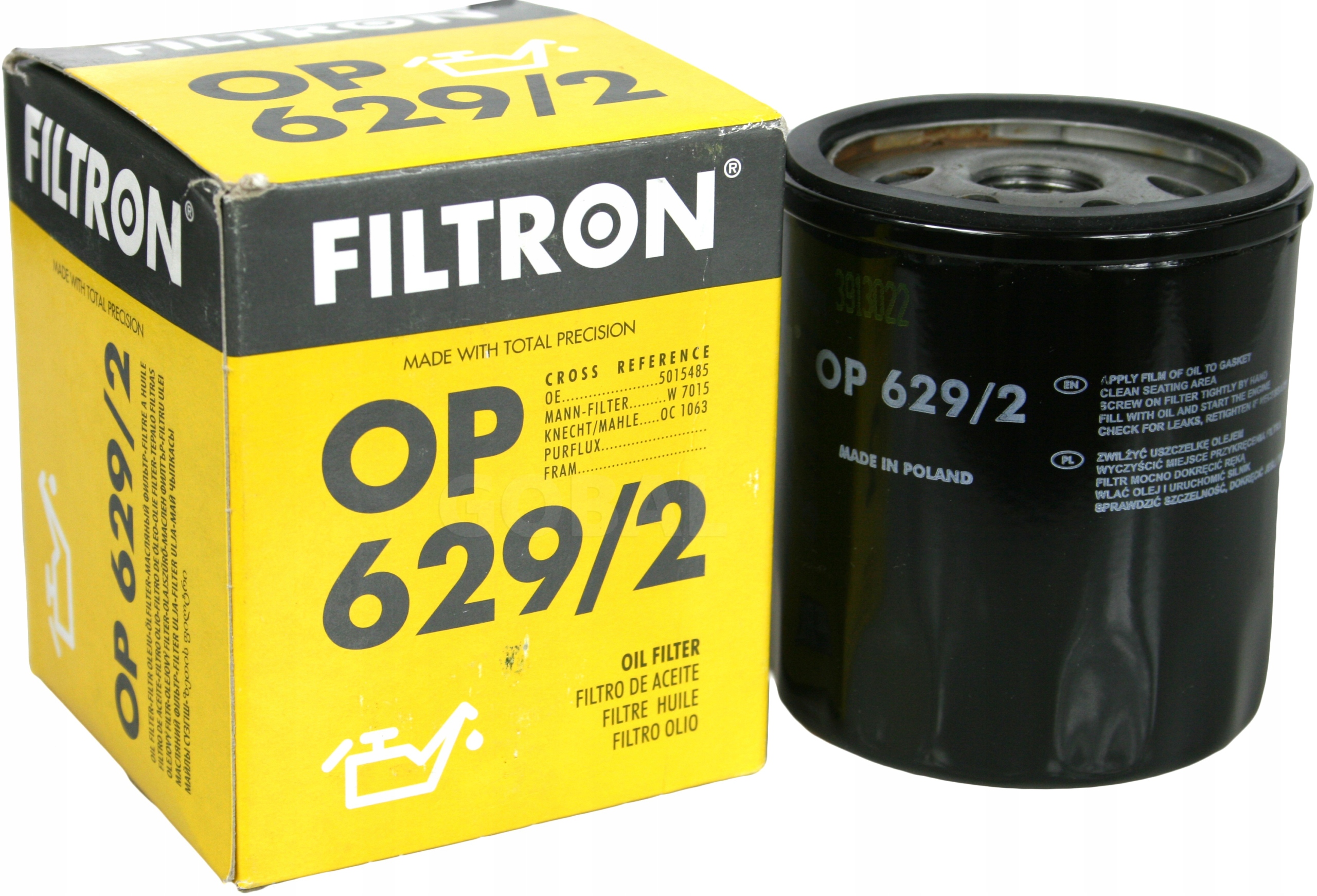 

Filtr Oleju Filtron Op 629/2 Ford Volvo Jaguar