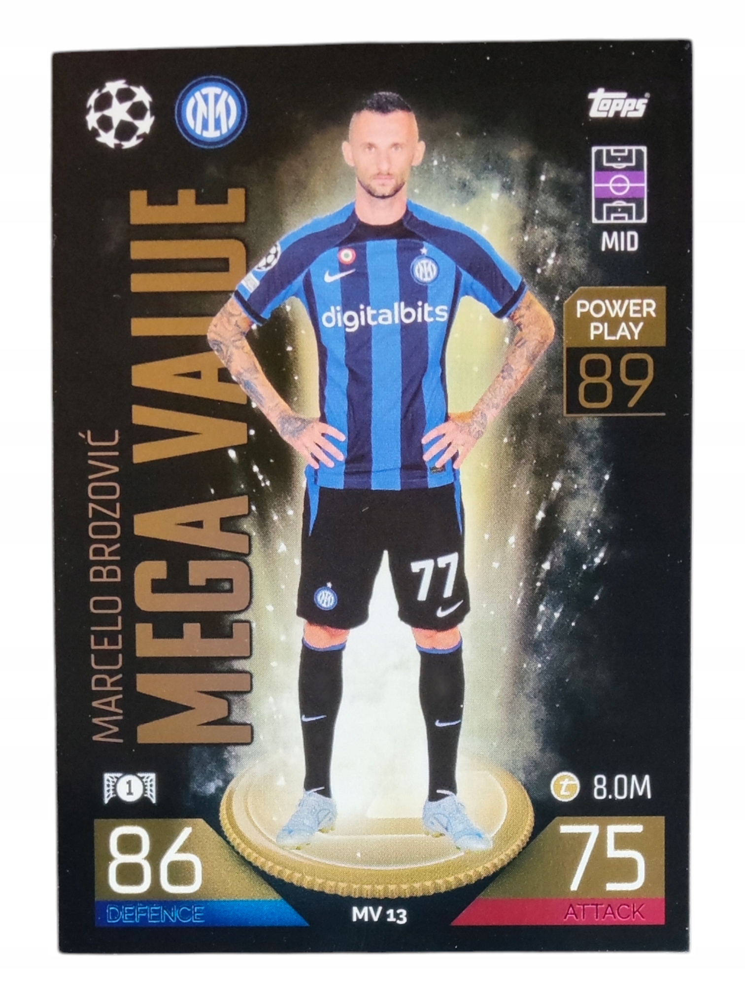 Topps Match Attax Extra 2022-2023 Value Marcelo Brozovic Inter MV13