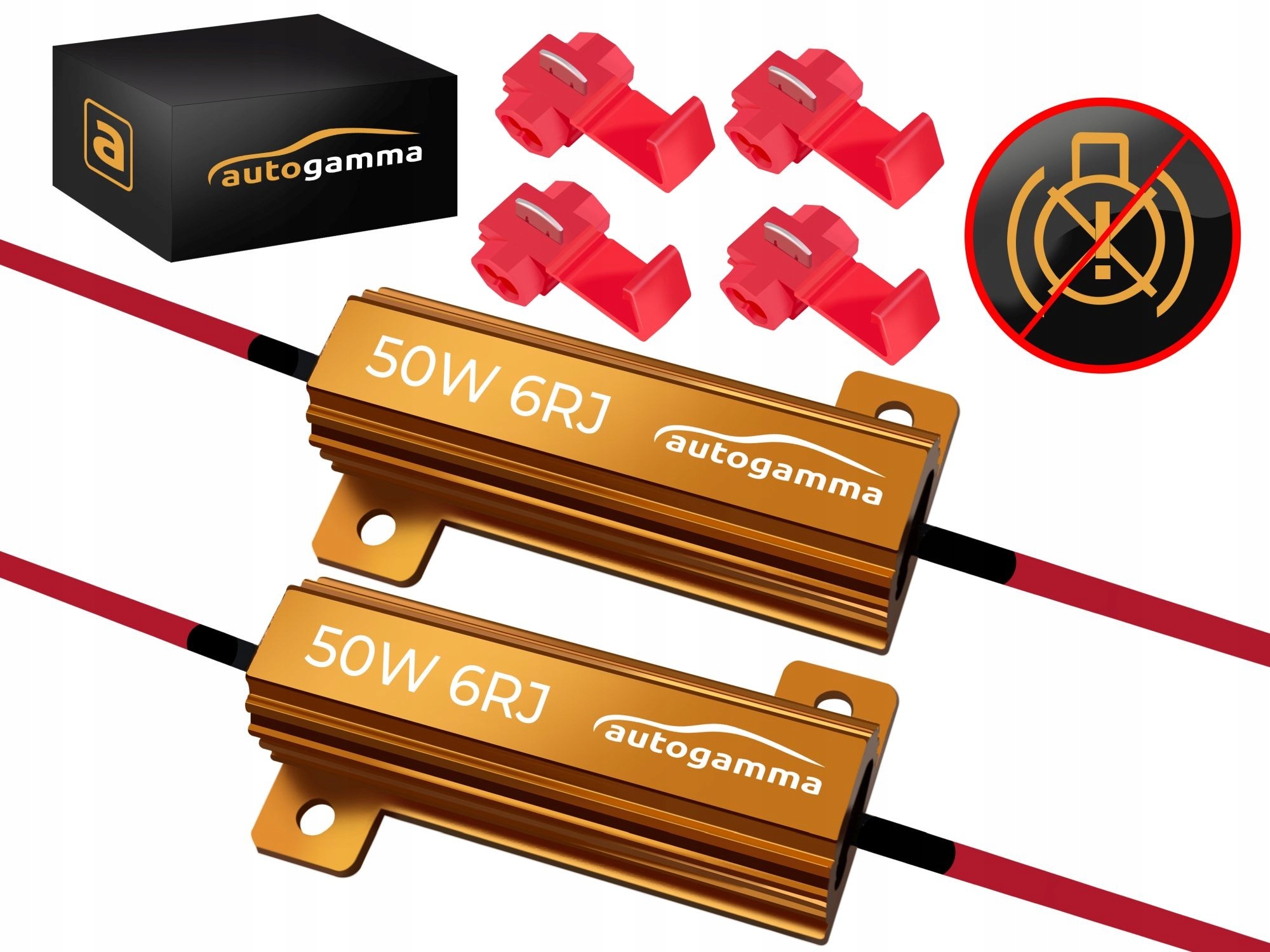 

Rezystory 50W 6 Ohm filtr Canbus Led błąd żarówki