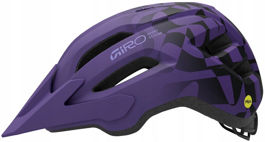 Kask Rowerowy Dziecięcy Giro Fixture II Mips matte purple rush 50-57 cm Mtb