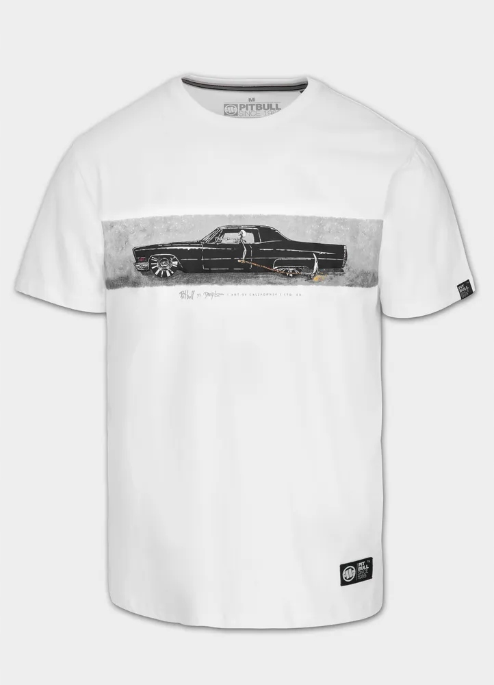 Męska Koszulka Pitbull Devil's Deville T-shirt Bawełna Koszulki z nadrukiem