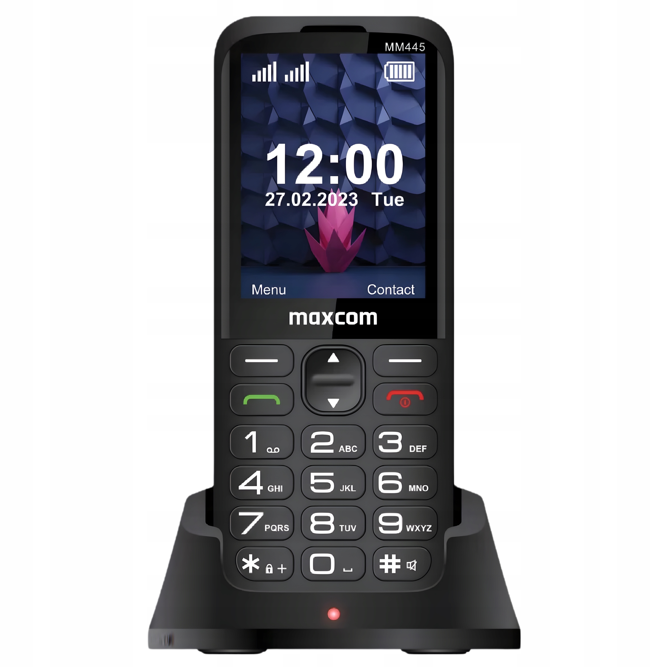 Telefon dla seniora Maxcom MM445 duże klawisze i czcionka Pl ,USBC,4G,SOS