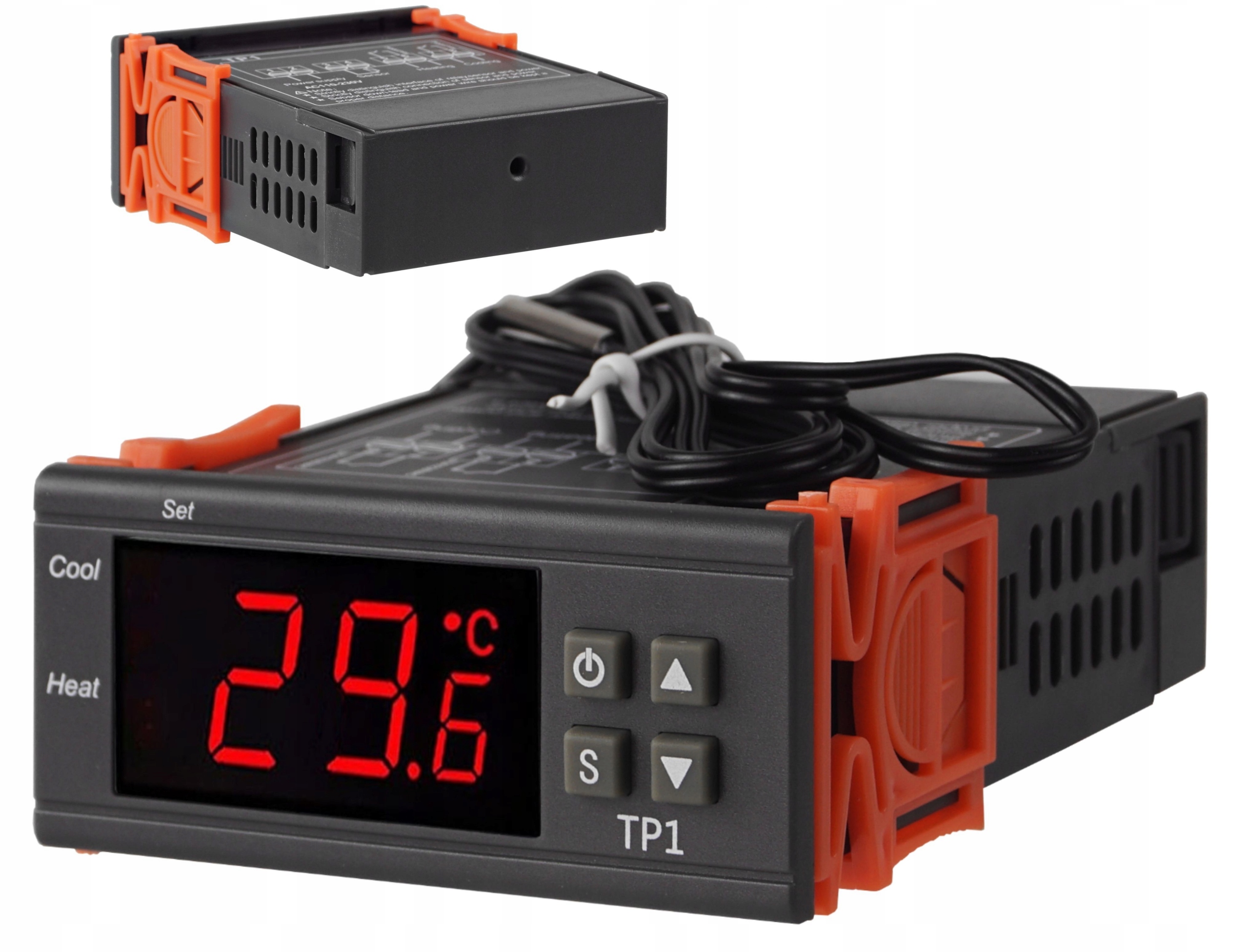 Termostat Regulator Temperatury Sterownik 24V DC-Zdjęcie-0