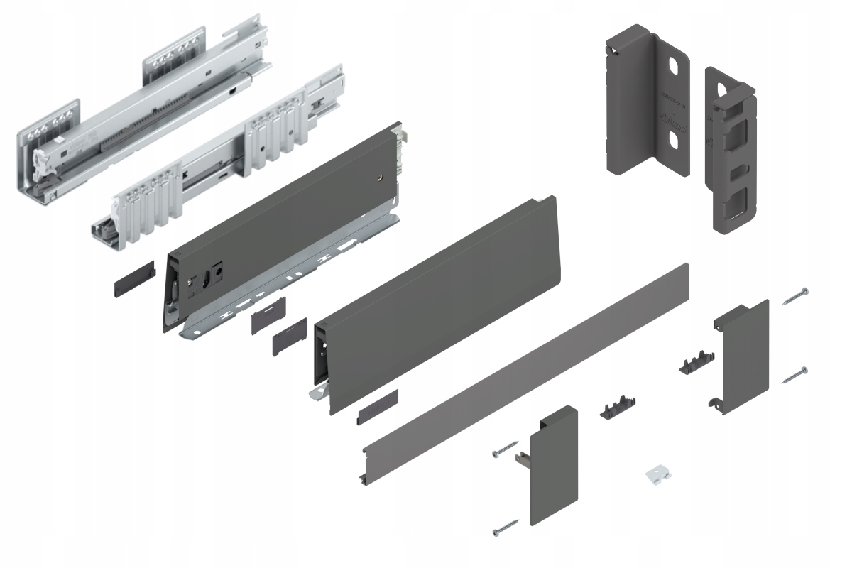 Blum Šuplík 270 Nízká zásuvka M Vnitřní Antr