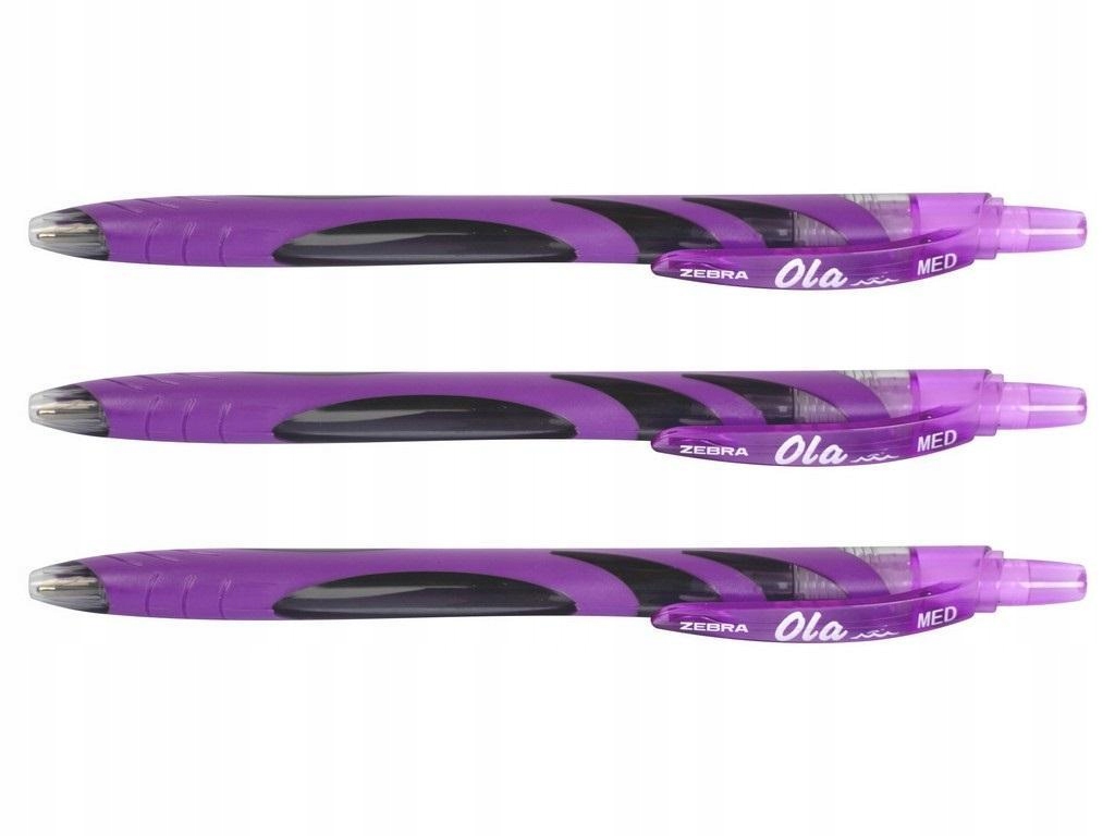 DŁUGOPIS OLA FIOLETOWY (12SZT), FANDY