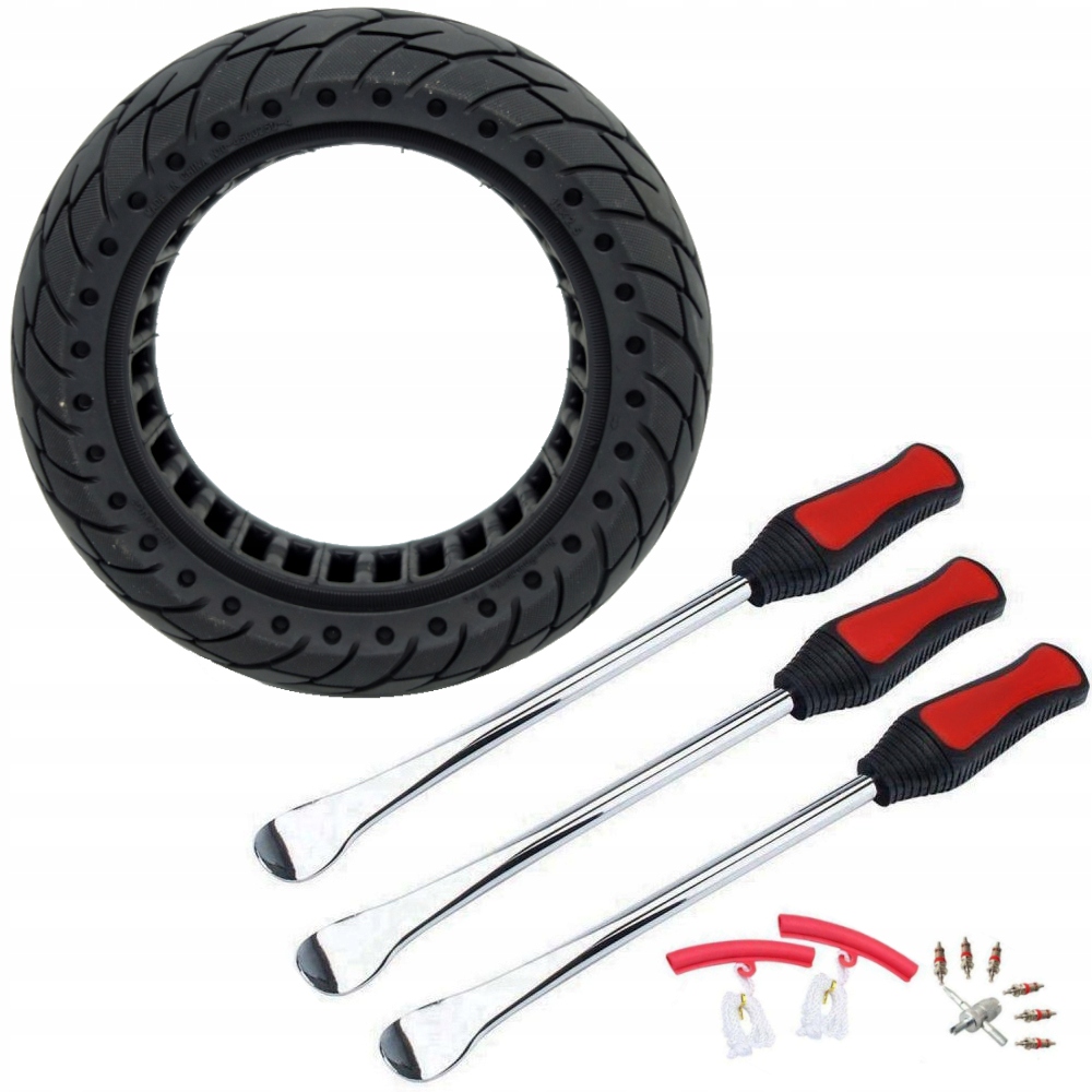 Pneumatika poloplná 10x2.50 (60/70-6.5) sada lžic 31 cm pro výměnu pneumatik