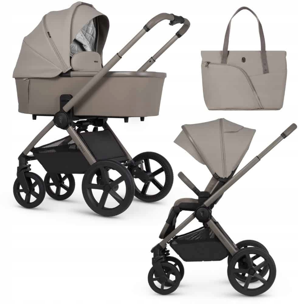 Venicci Upline 2 – wielofunkcyjny wózek 2w1 Taupe
