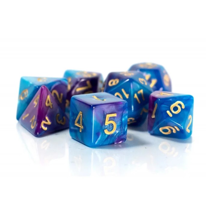 GALAKTYCZNA PLAZMA ZESTAW 7 KOŚCI KOSTEK RPG