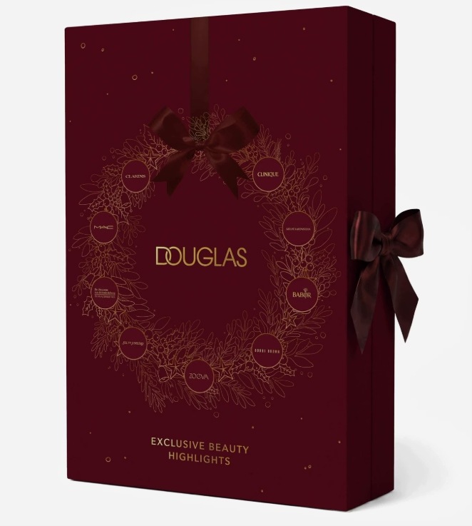 Адвент-календарь Douglas Exclusive Beauty Highlights 2026, 24 средства для ухода и макияжа MAC, Clinique