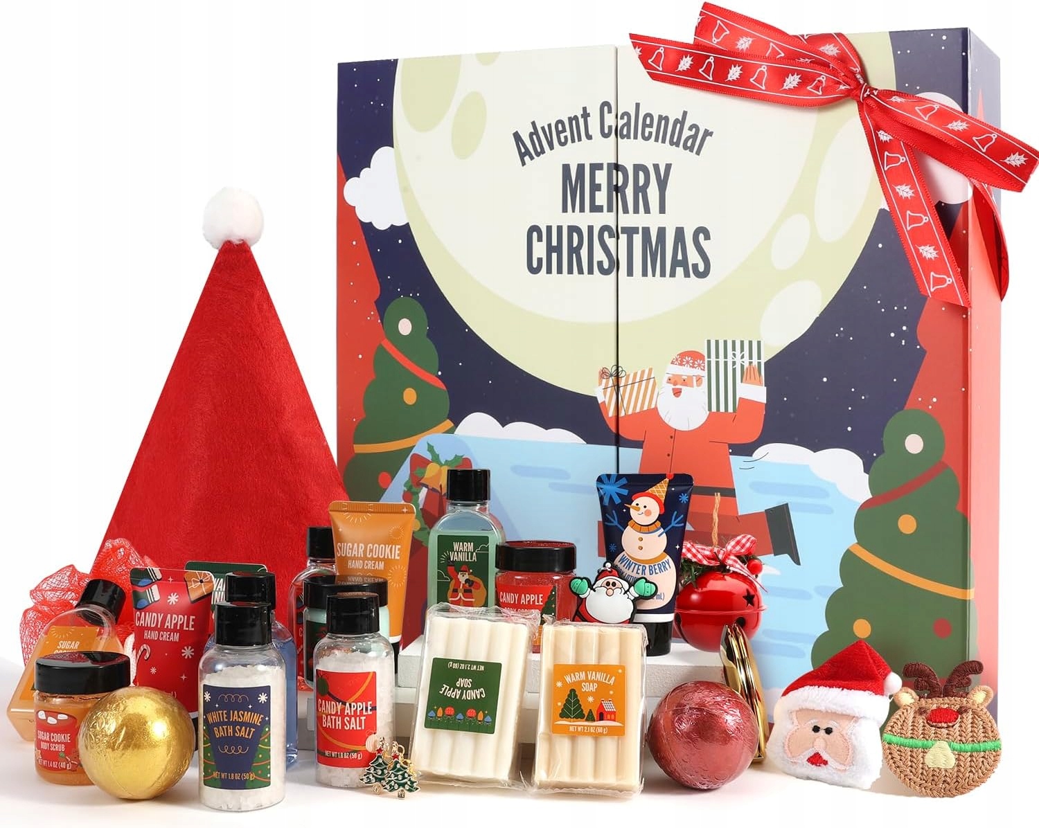 Body & Earth adventní kalendář 2025 pro ženy sada do koupele