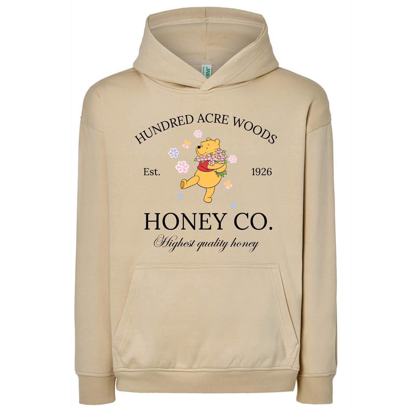 Oversize Mikina Hoodie medvídek Pú Med Včelařství Winnie The Pooh