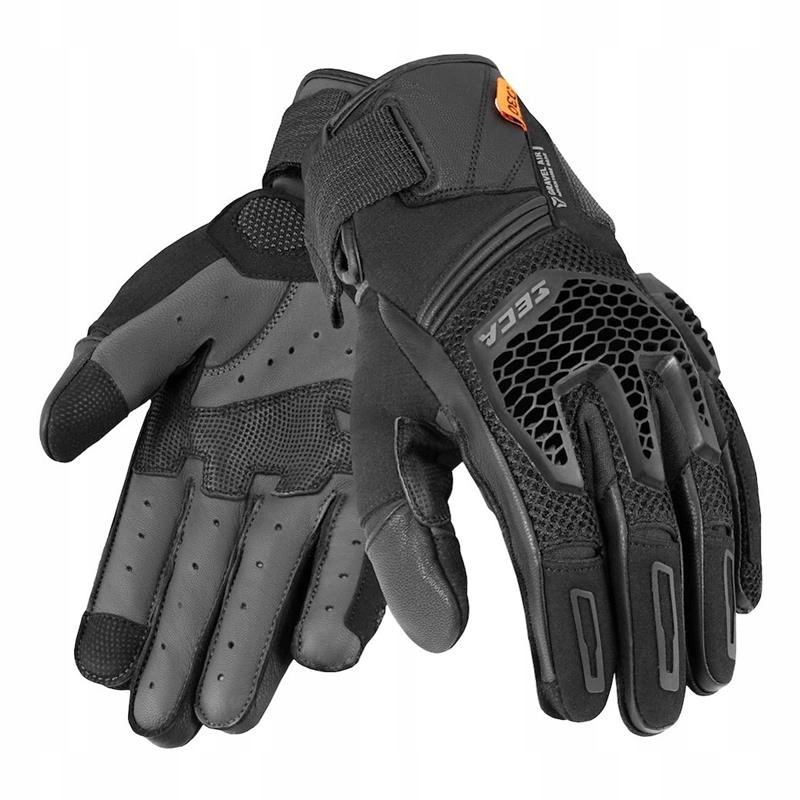 Motocyklové rukavice Seca Gravel Black čierne Darčeky