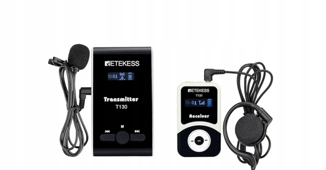 Bezprzewodowy system przewodnika turystycznego Retekess T130-T131