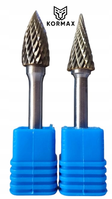 Rychlootáčkový frézovací pilník 10 mm na kov s karbidem Set 2ks