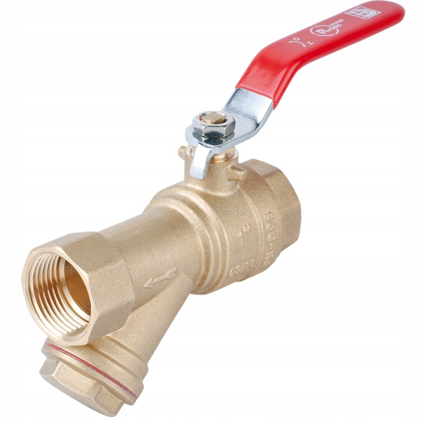 

Zawór Kulowy Woda Z Filtrem 1/2 Cala Rączka Ciężki