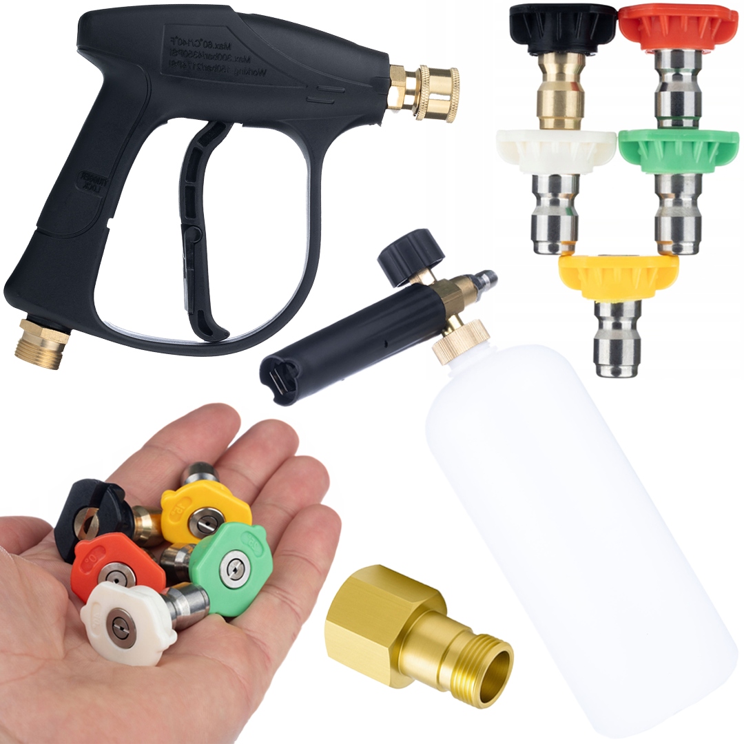 Sada Rosfix Pistole 4350 Psi 5 Trysek Adaptér Easy!lock M22 Pěnovačka 1L