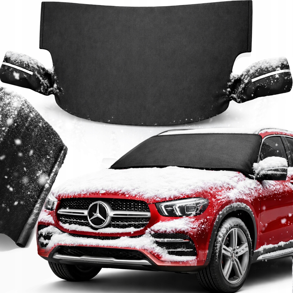 MATA ANTYSZRONOWA OSŁONA NA SZYBĘ LUSTERKA SAMOCHODU AUTA POKROWIEC ODBLASK