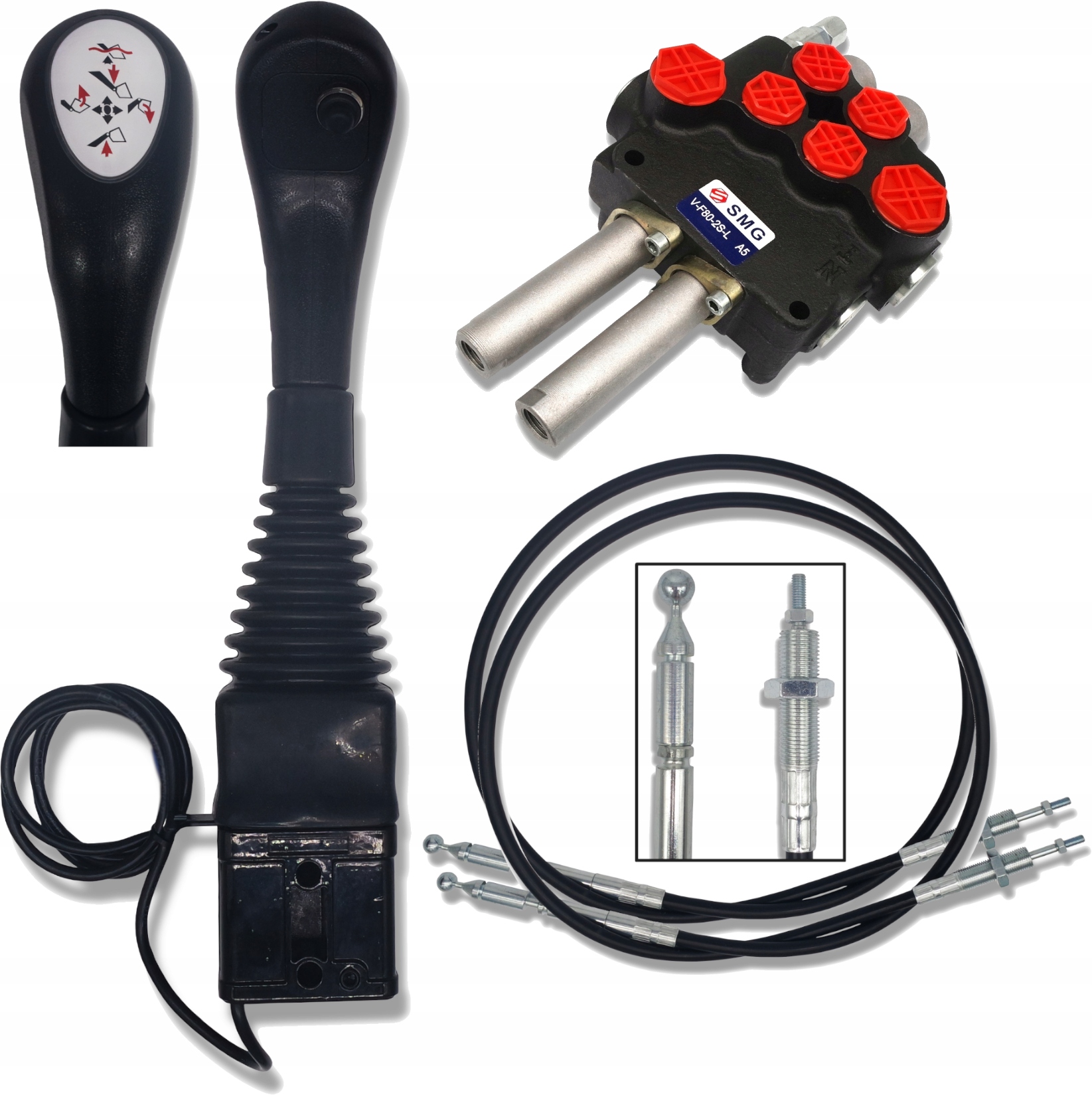 Rozdělovač 80 L Joystick Sada Pro Tura John Deere