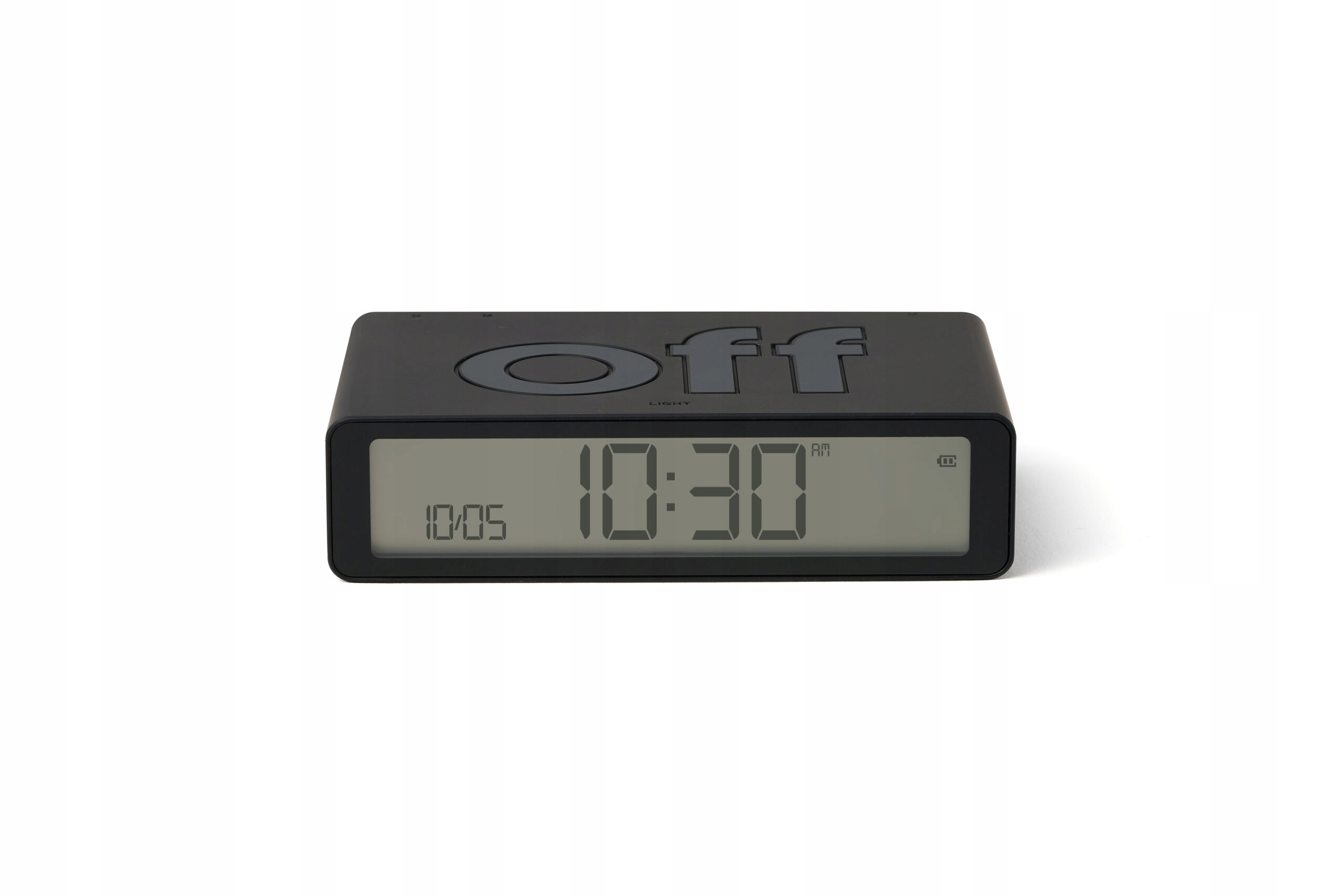 Lexon Design Flip Classic Alarm Clock Dark Grey Typ budzik