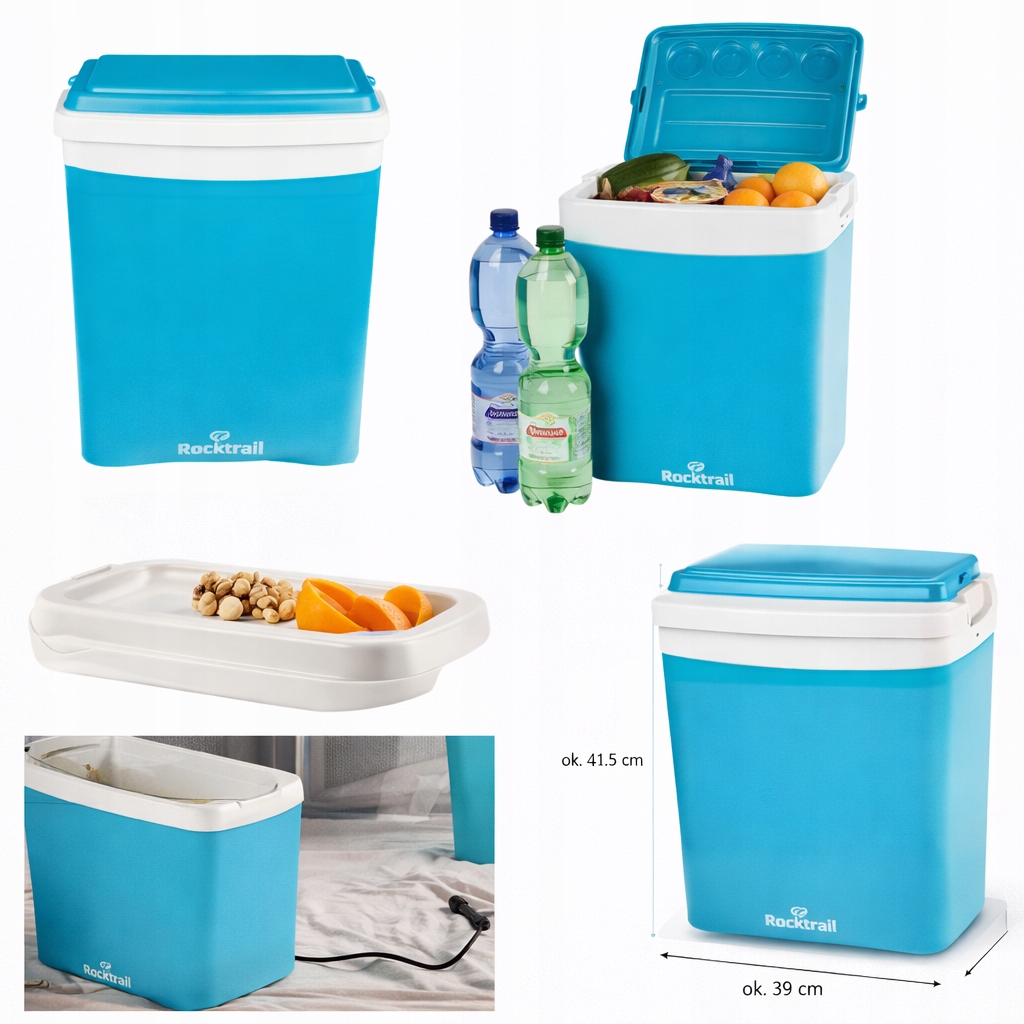 Lodówka turystyczna Rocktrail 25L przenośna chłodziarka na butelki 2L