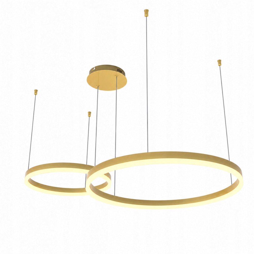 Led Mundo Lustr 36W Regulovatelný 4500LM Stmívání Rf