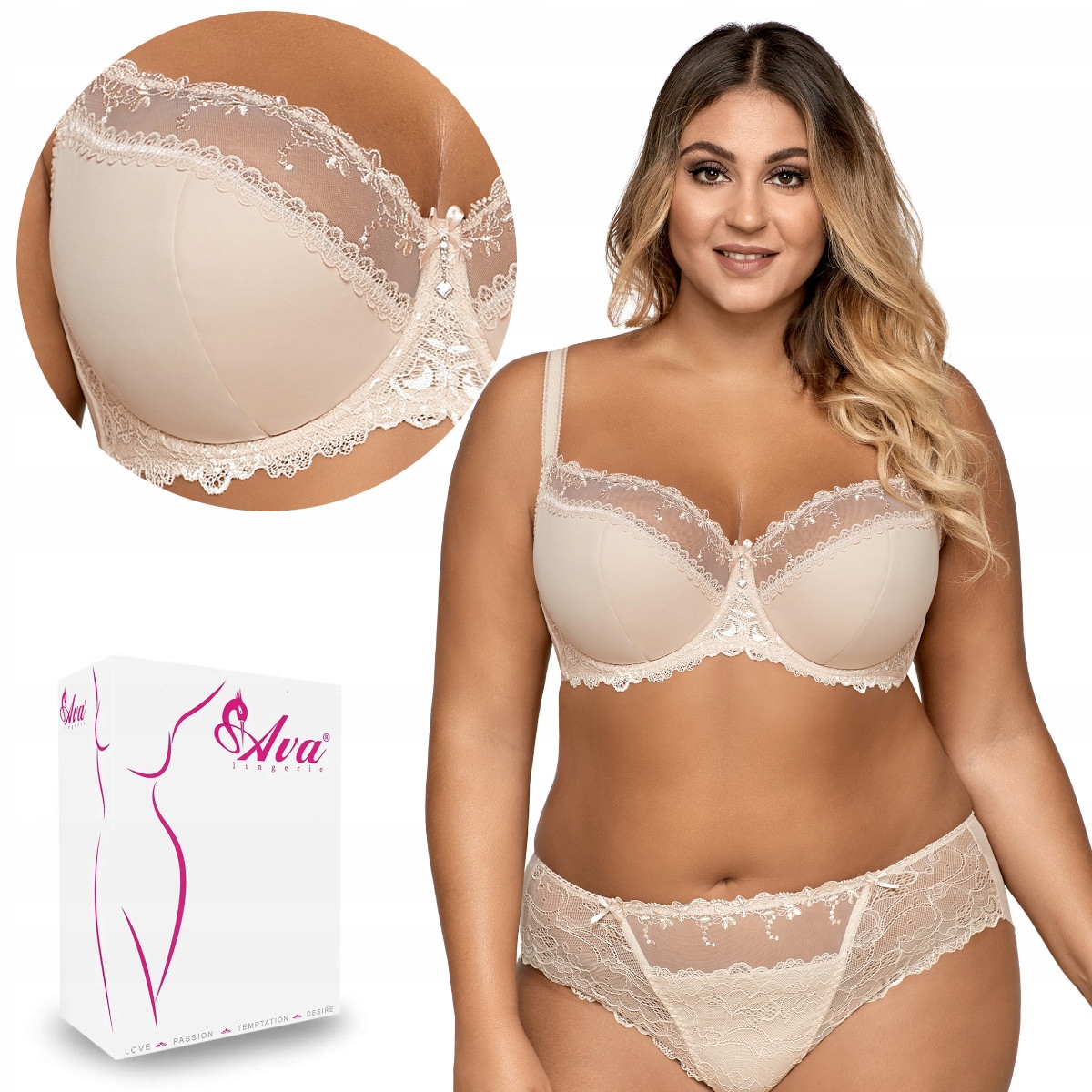 Podprsenka Semi Soft Av 1030 béžová 75L Modelovací