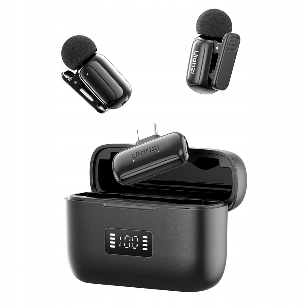 Ulanzi A200 Usb-c Bezprzewodowy zestaw mikrofonowy [czarny]