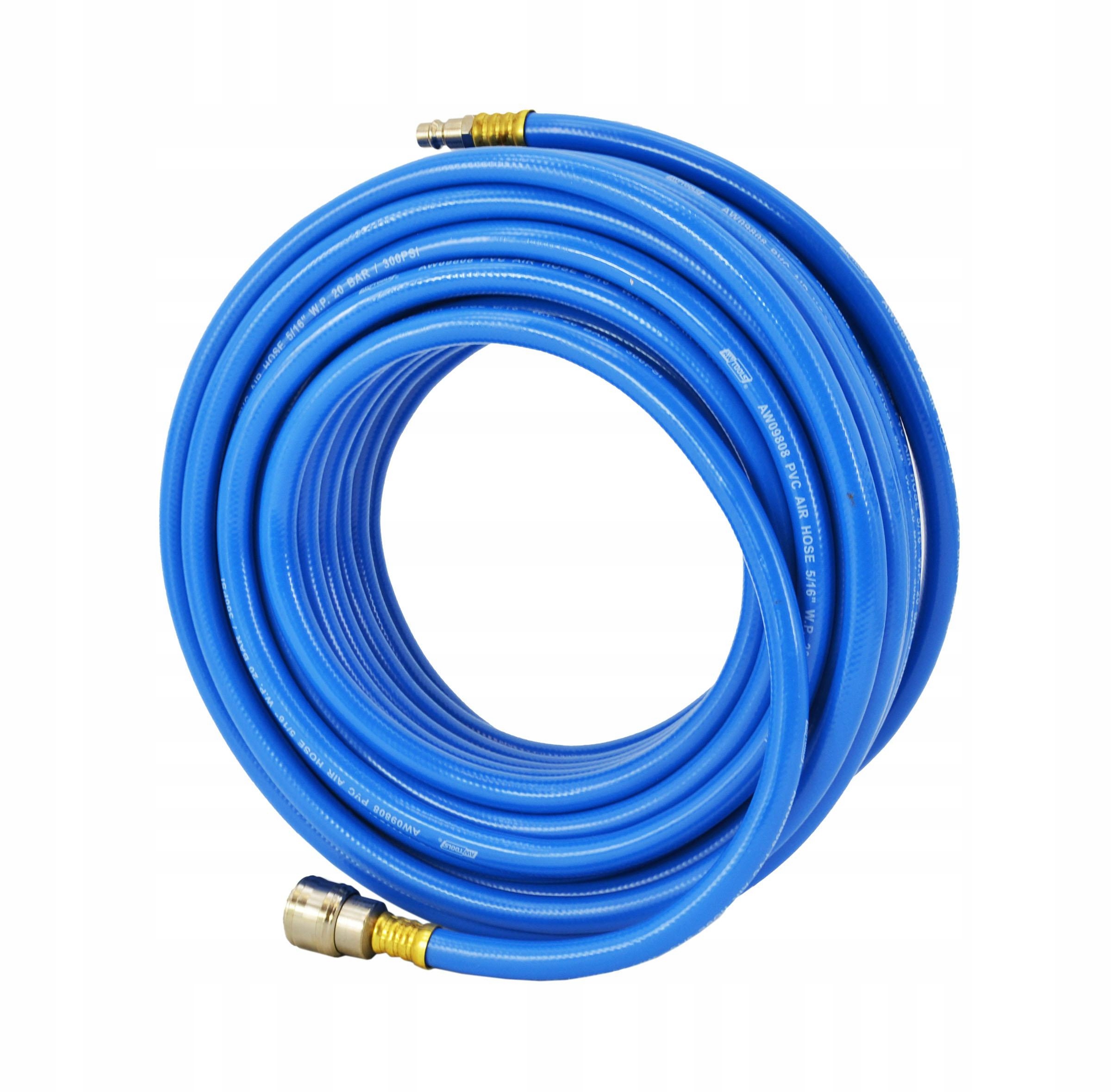 Awtools Pneumatický Kabel Hadice Vyztužená Pvc 10 mm x 20 m