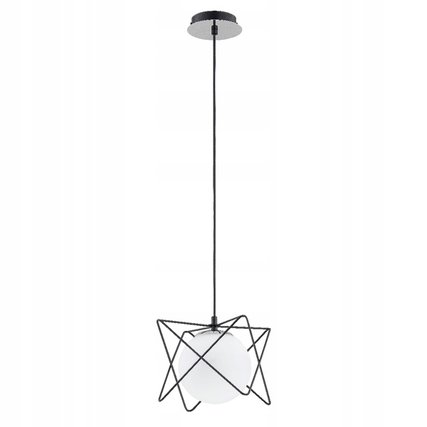 Originální převis Sagito Track Černo-bílá elektrická lampa koule do kuchyně