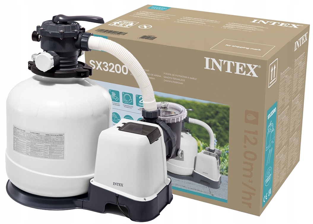 Piesková pumpa do bazéna na piesok guličky 12000 L/h Intex 26652 Model 2026