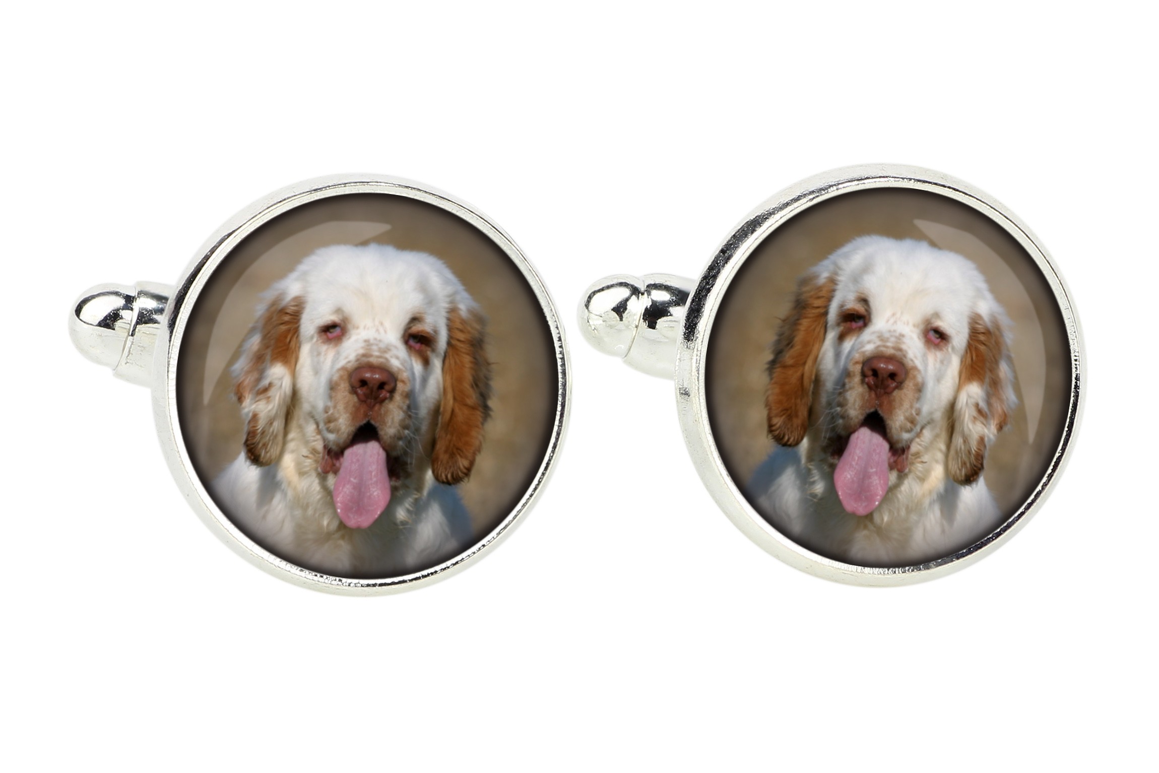 

Clumber Spaniel Spinki do mankietów Twoje zdjęcie
