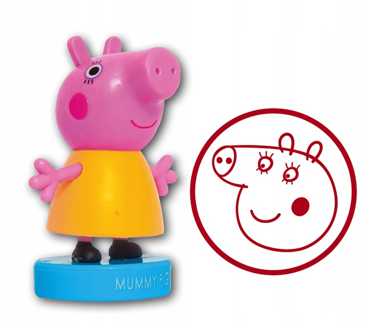 

Świnka Peppa pieczątka z figurką Mama Peppy Kd