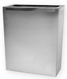 Závěsný koš 35 l kartáčovaná ocel matná 00390 Bisk