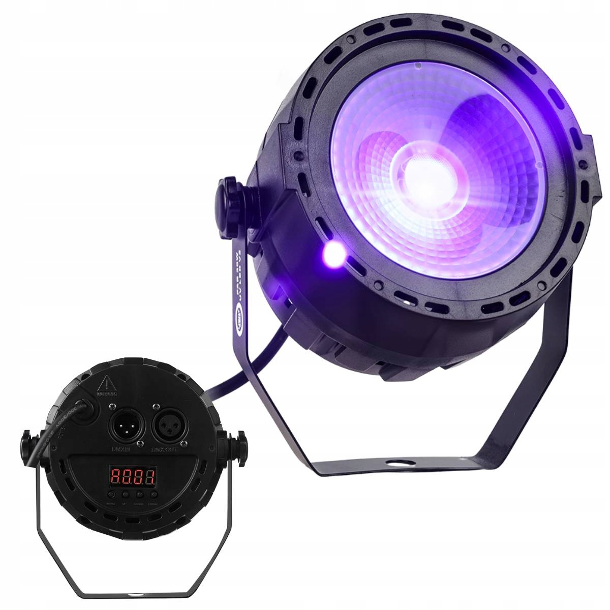 Reflektor Ultrafioletowy Efekt Świetlny LIGHT4ME Led Par 30W Uv V2