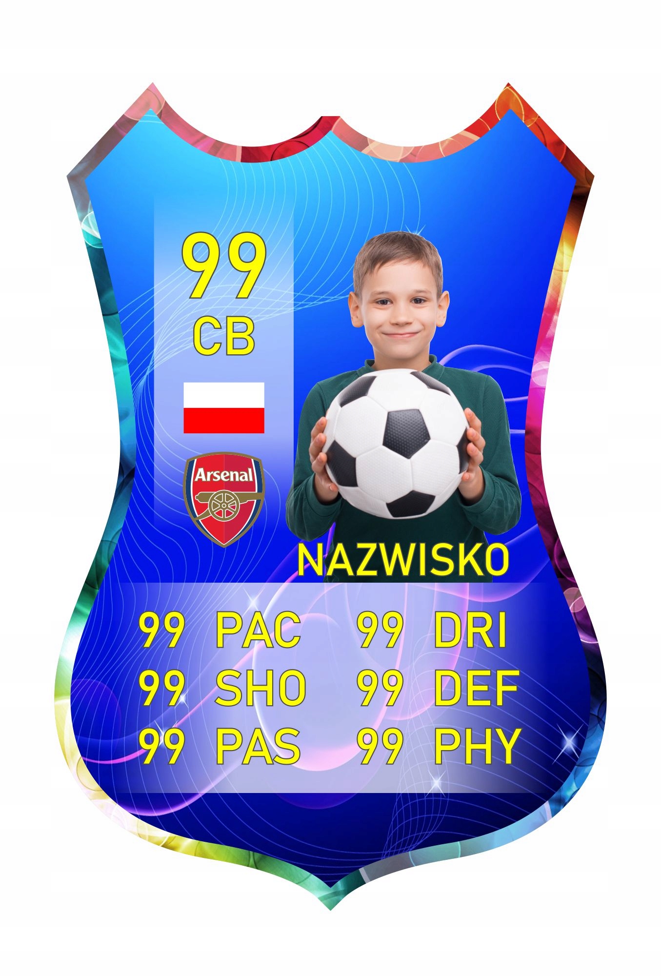 

Personalizowana karta zawodnika Fut karta Fifa 21