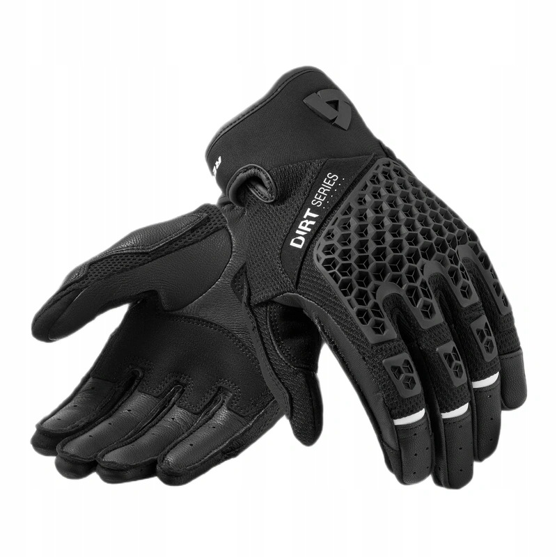 Krátke motocyklové rukavice Revit Caliber 2 Black, čierne
