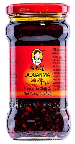 

Chrupiące chili z orzechami w oleju 275g LaoGanMa