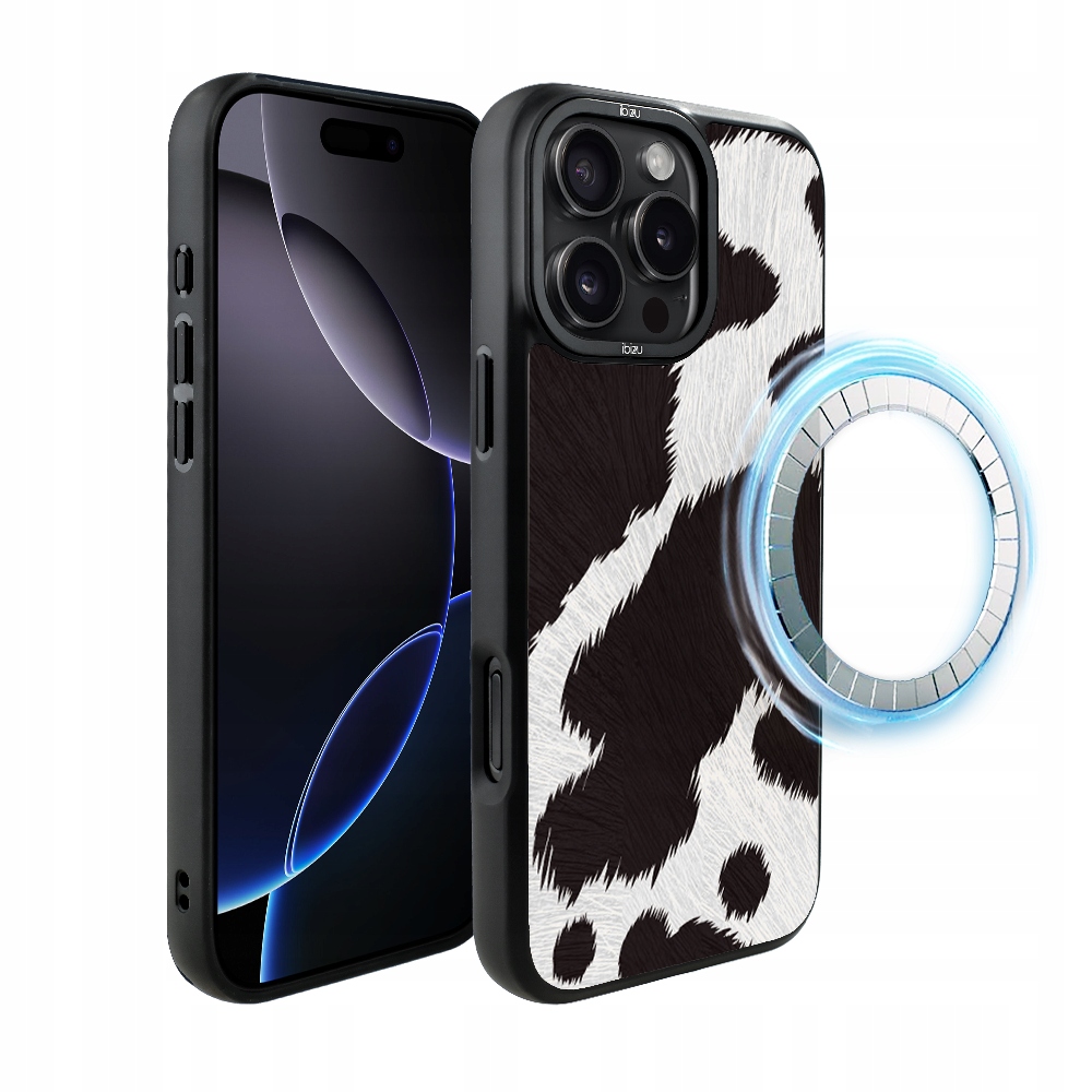 Pouzdro pro iPhone 16 Pro Max Ibizu DropGuard Matt s MagSafe, polská kráva