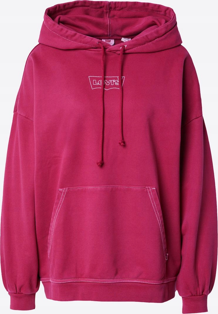 Mikina s kapucí Levis Graphic Caravan Hoodie Outline B, nadměrná velikost m/l