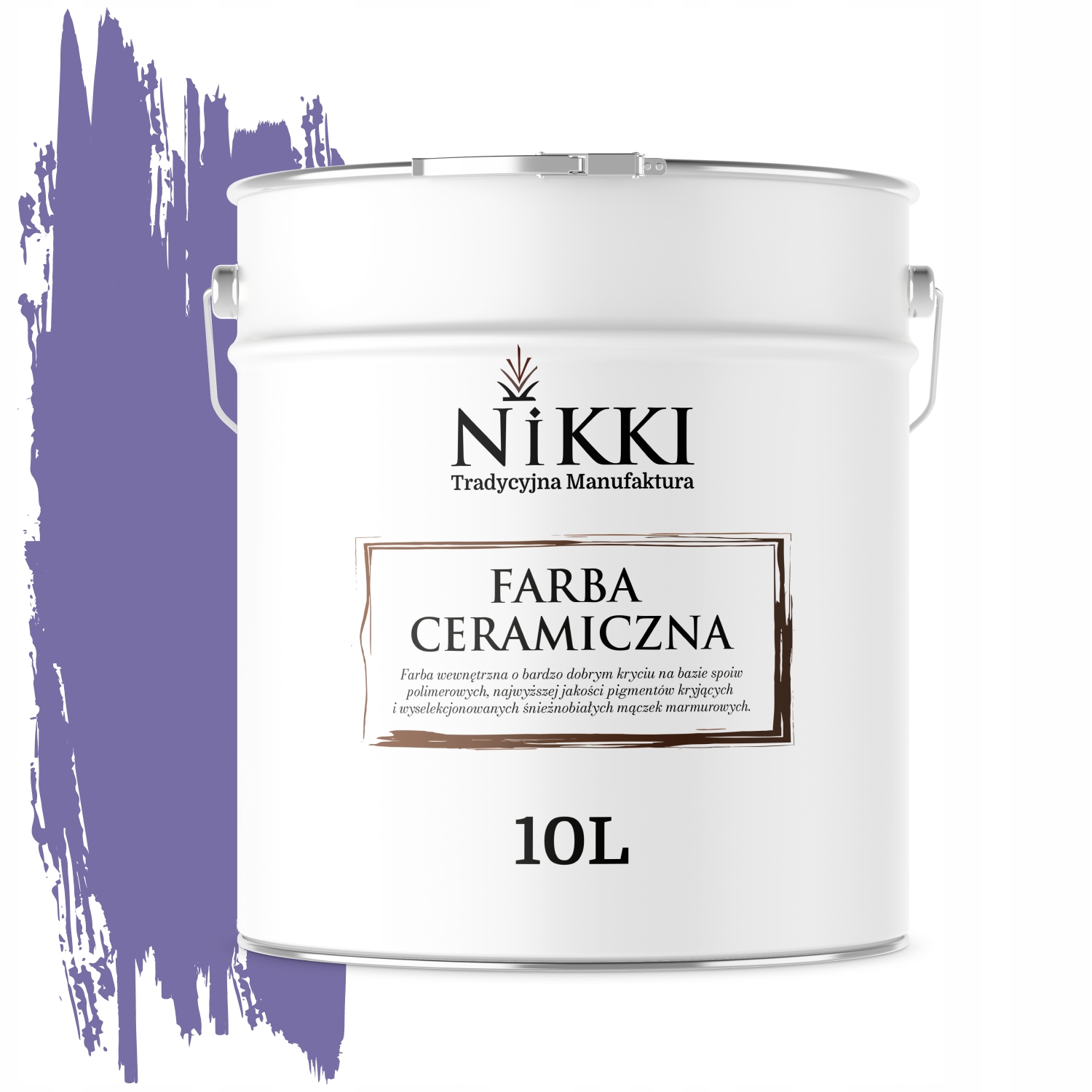 Keramická Stropná Farba Slivková H2618 Hlboká Matná Na Steny 10 L