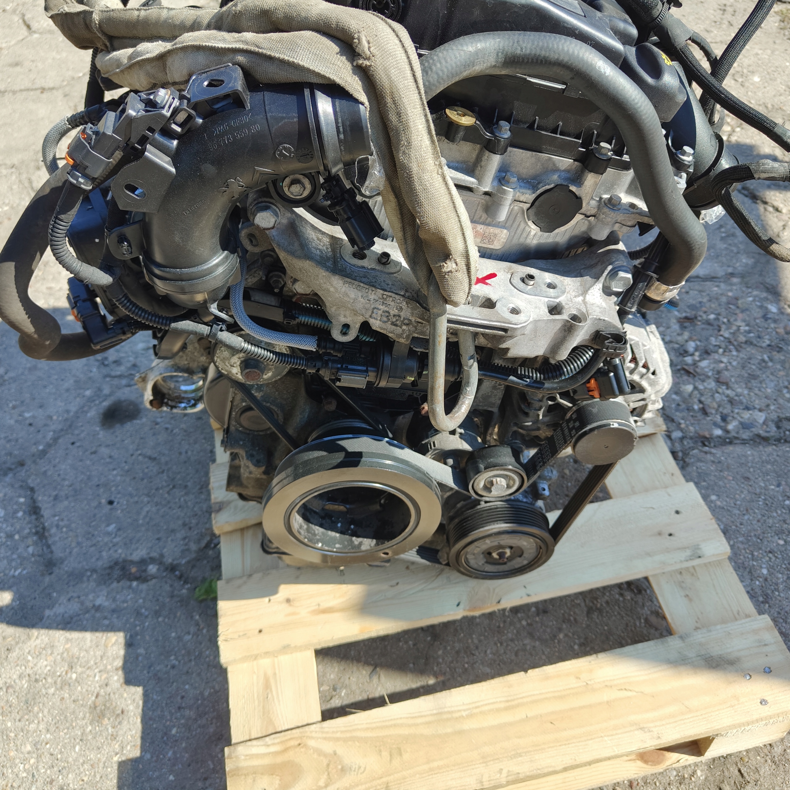 engine complete PSA 1.2 THP HN01 10XVA3 80 TYS PRZEBIEG